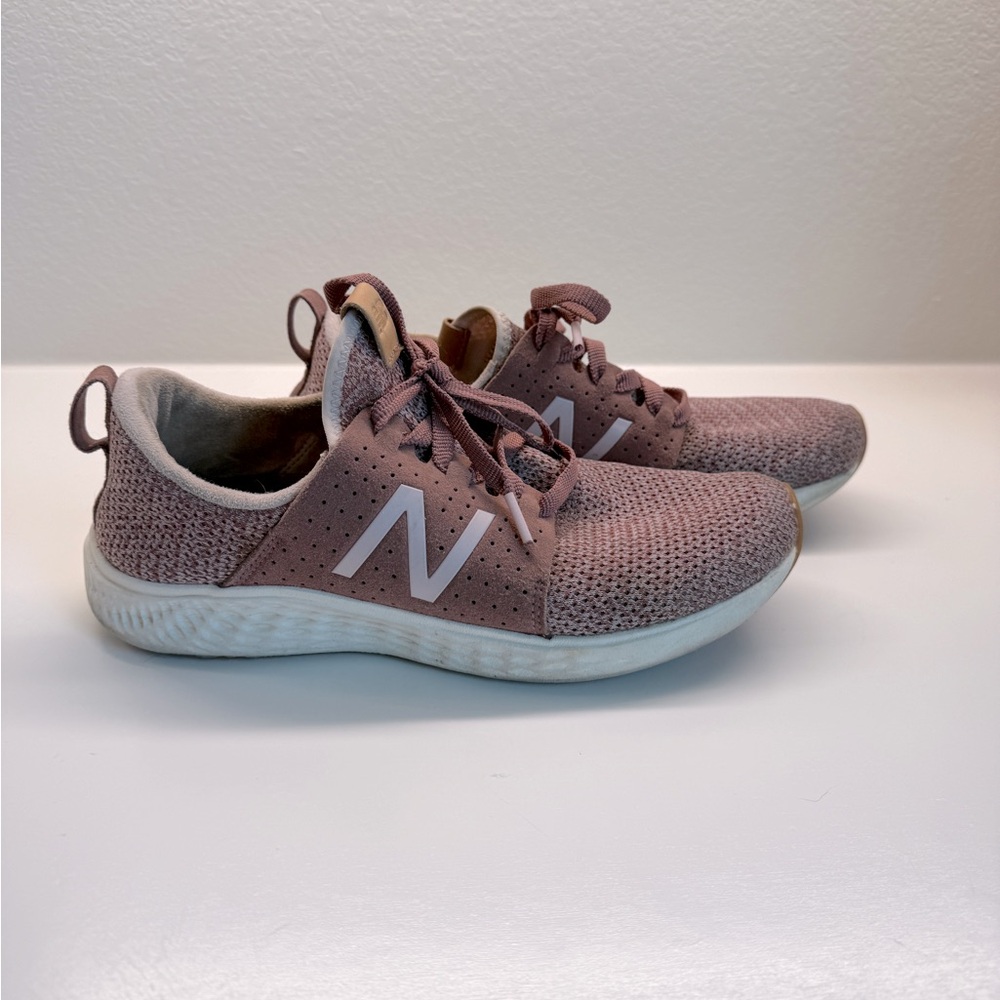 New Balance Mauve Sneakers with White Sole